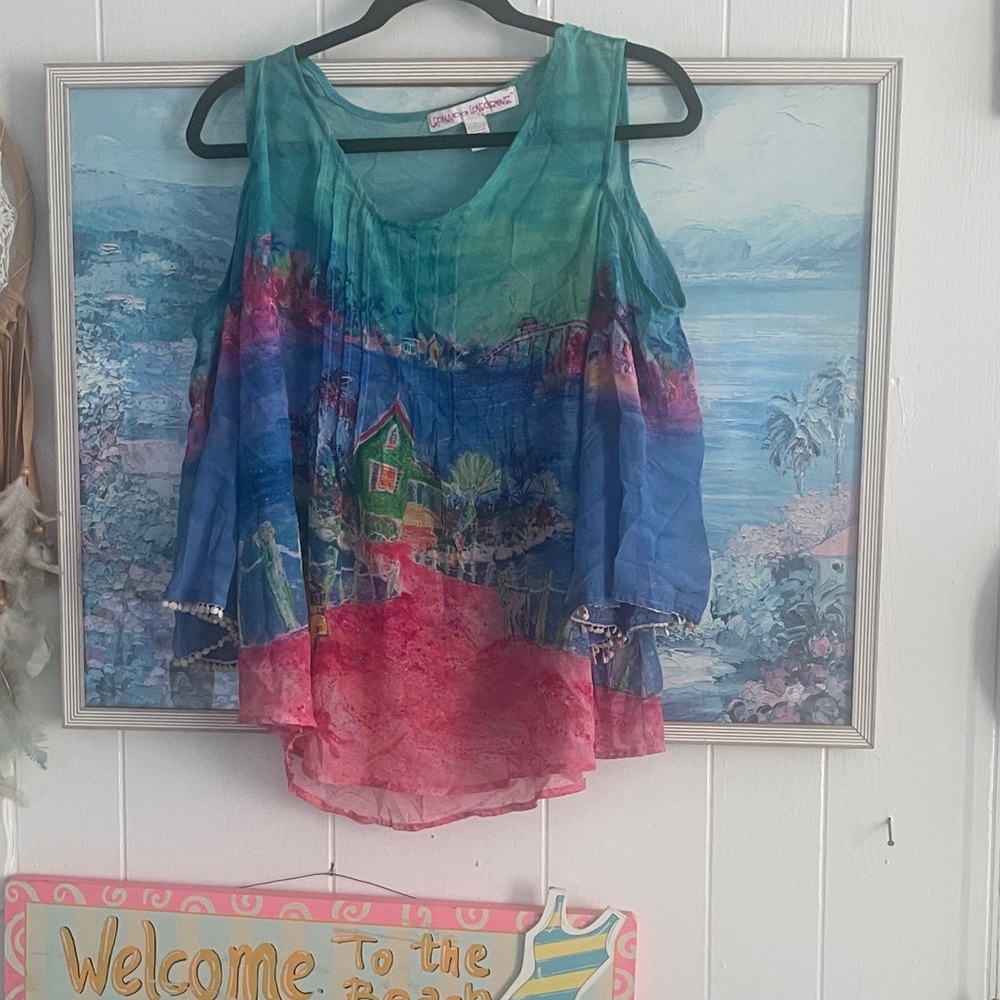 Leoma lovegrove Multicolor Artistic Blouse